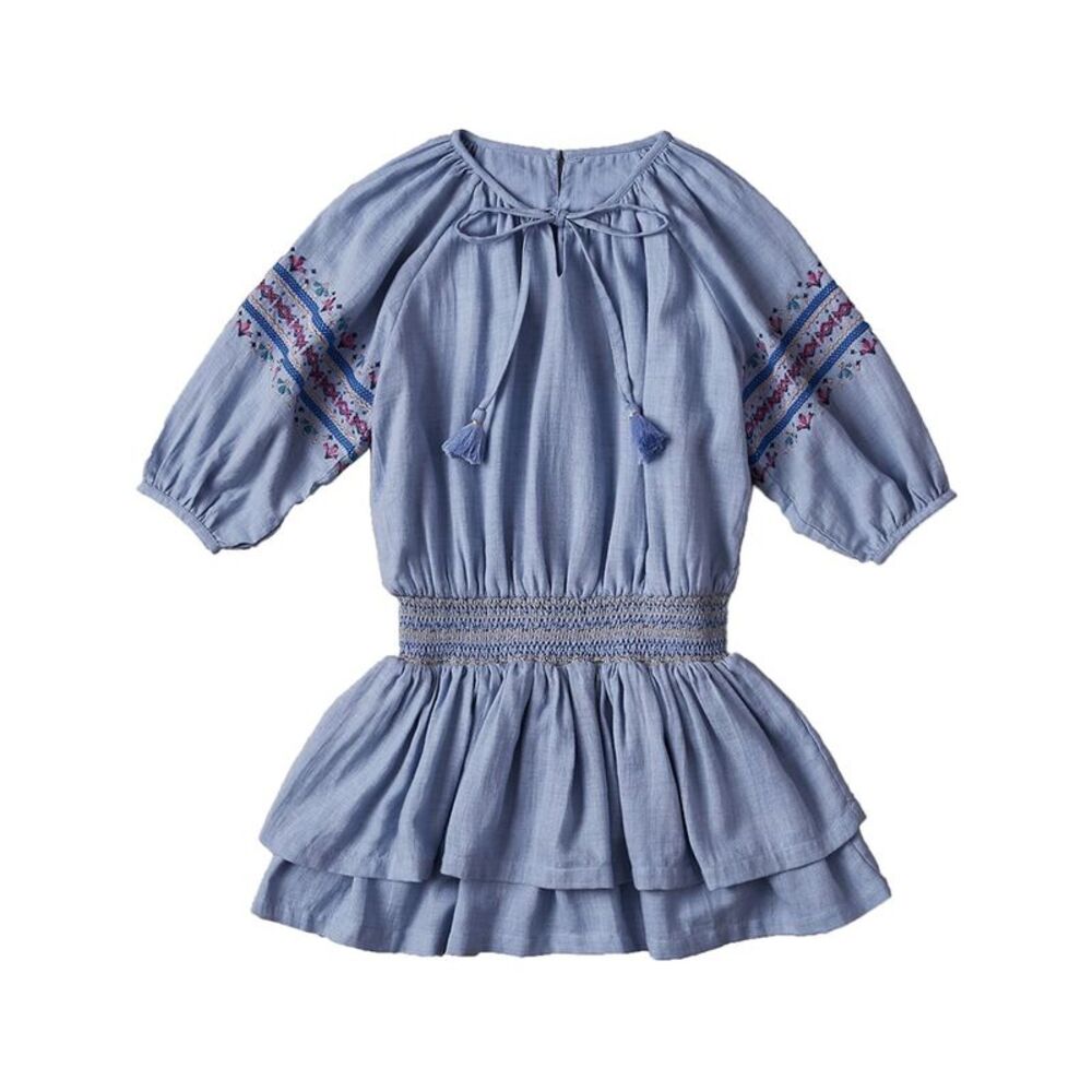 Nellystella Girls  Nile Dress, Blue
